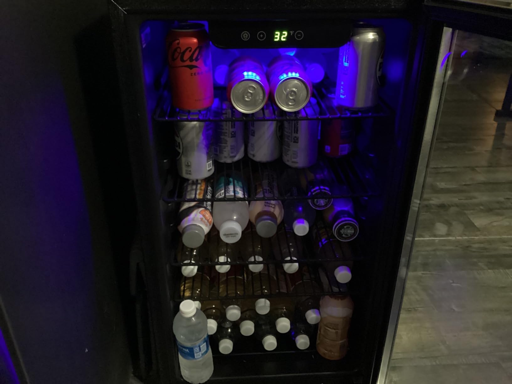 Icyglee 145 Can Mini Fridge, 4.5 Cu.Ft Beverage Refrigerator Cooler, Silver customer photo 1