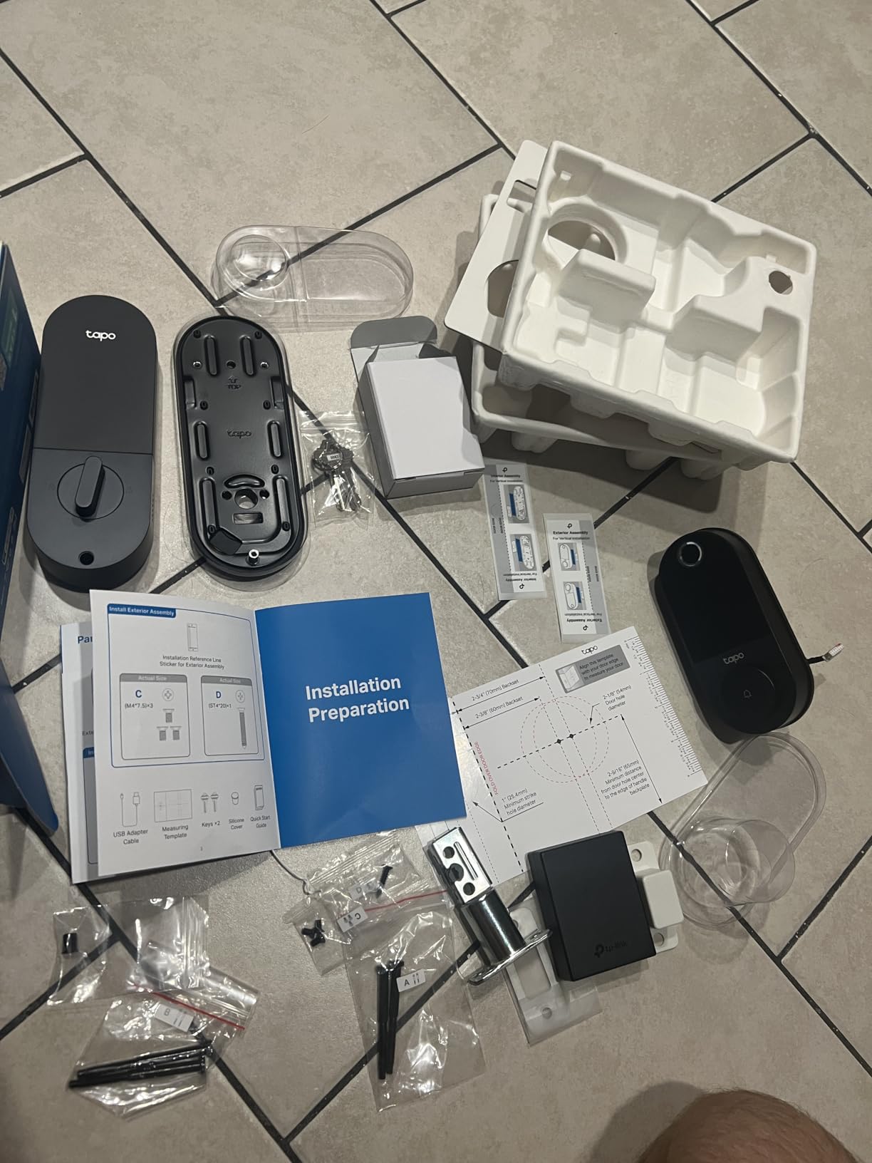 Tapo Smart Wi-Fi Door Lock, Deadbolt, Fingerprint Recognition, DL110 customer photo 2
