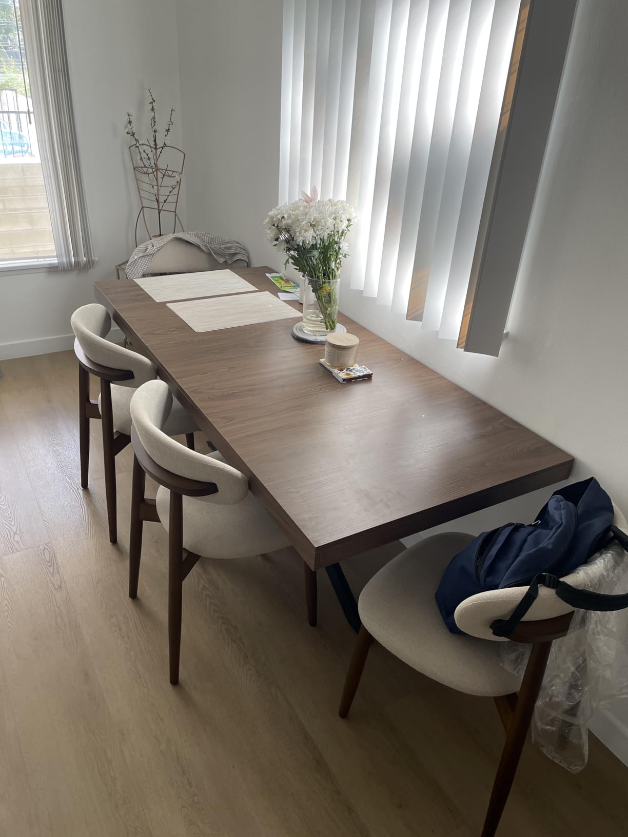 Extendable Dining Room Table for 4 6 8,55