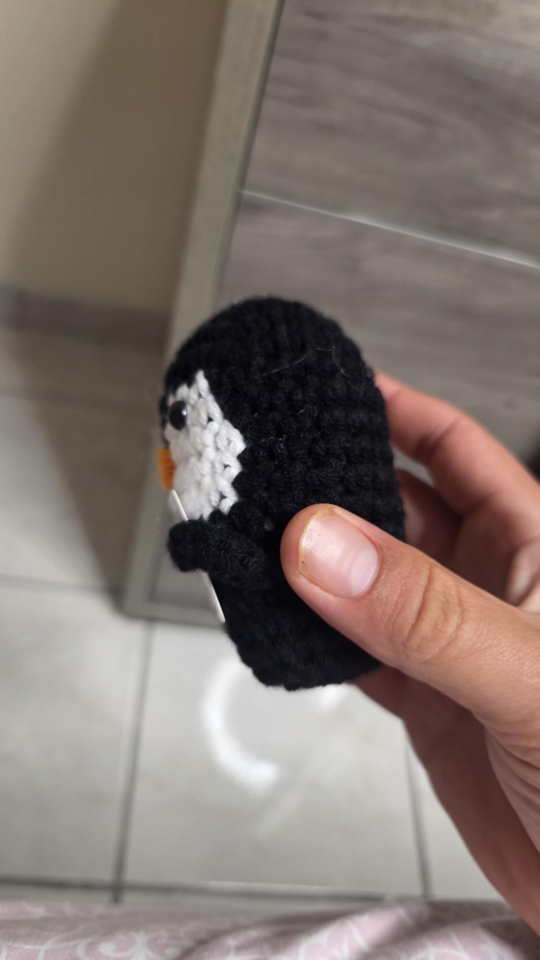 Gifts for Husband from Wife Birthday Anniversary, Handmade Crochet Penguin | To My Husband Wedding Anniversary Birthday Gifts for Men Him Husband, Mini Romantic I Love You Gift for Him Cute Decor customer photo 2