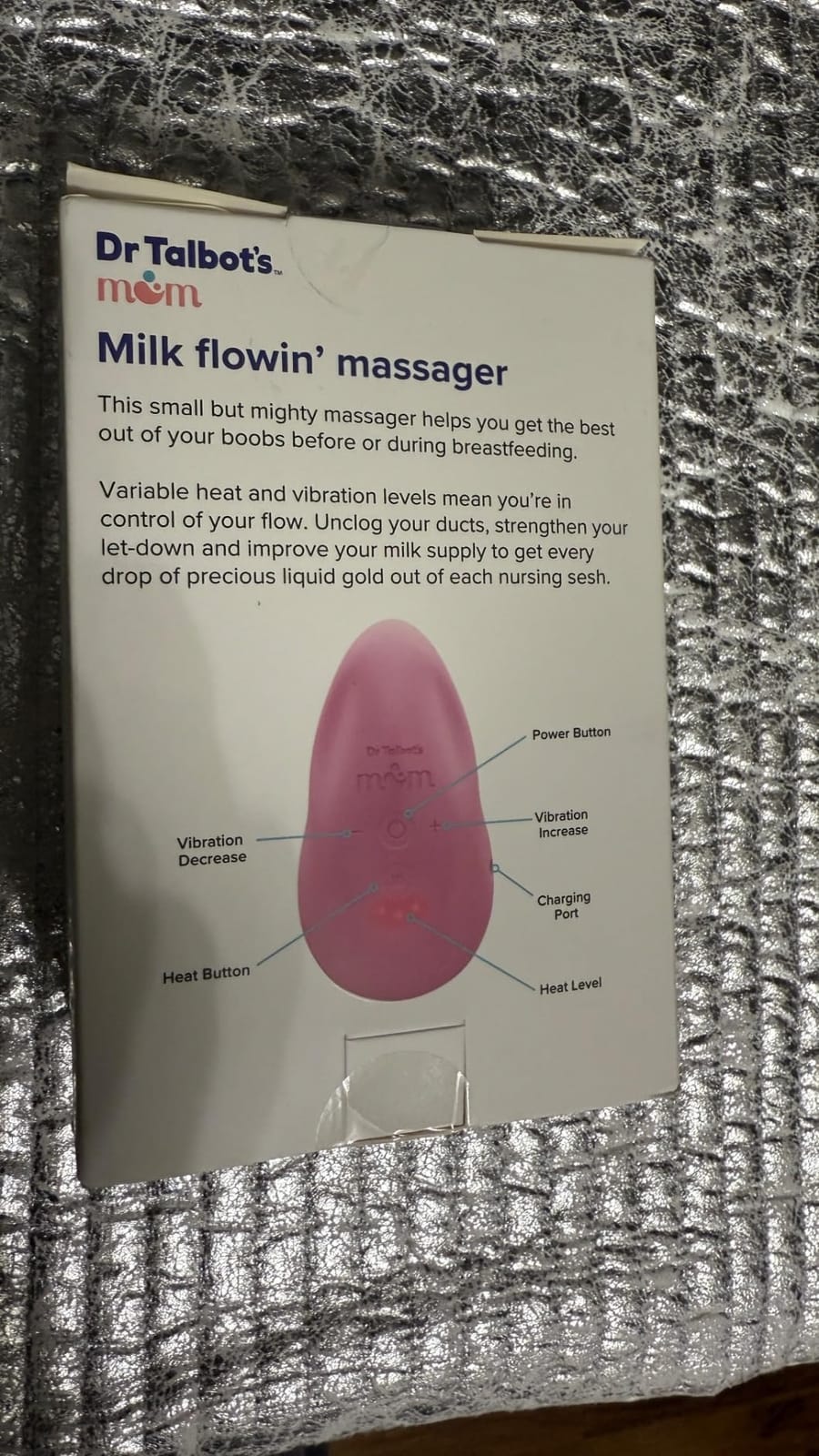 Dr Talbot’s Mom Breast Warming and Vibrating Lactation Massager customer photo 1