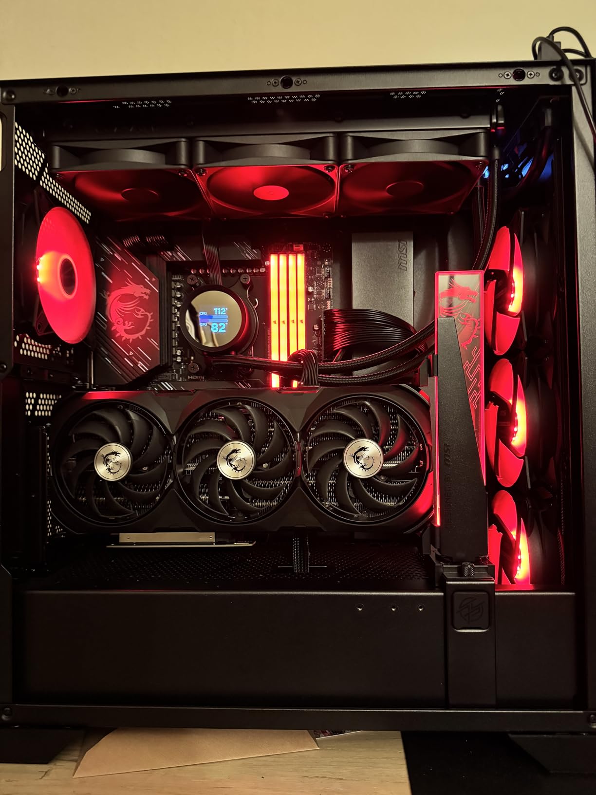 MSI MAG Coreliquid A13 360 - AIO ARGB CPU Liquid Cooler - 360mm Radiator - LGA 1700/1851 / AM5/AM4 Compatible - Triple 120mm ARGB PWM Fans, Black customer photo 2