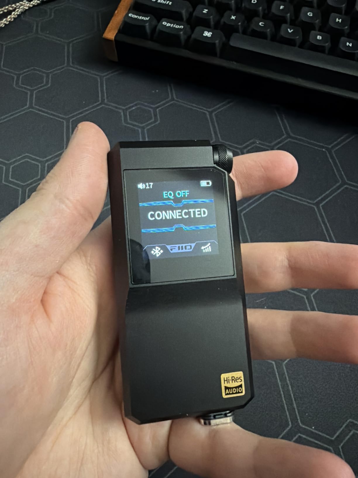 FiiO BTR17 Bluetooth 5.4 USB DAC AMP with LDAC, aptX Lossless. Dual ES9069Q, 10-Band PEQ, THX AAA 78+amps 3.5mm Unbalanced & 4.4mm Balanced (Blue) customer photo 2