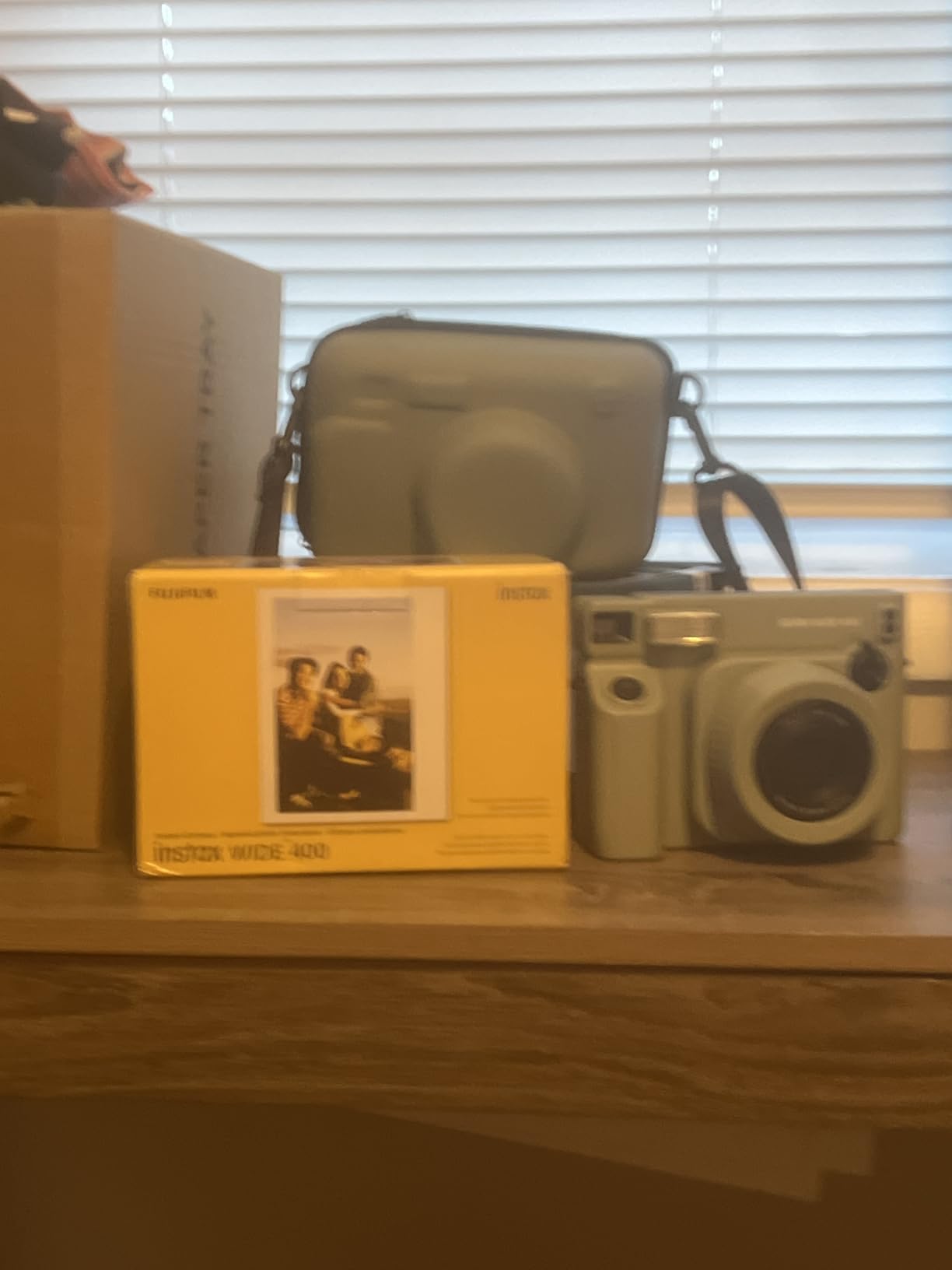 Fujifilm INSTAX Wide 400 Instant Camera - Sage Green (Camera w/ 2 Wide Twin Packs) customer photo 1