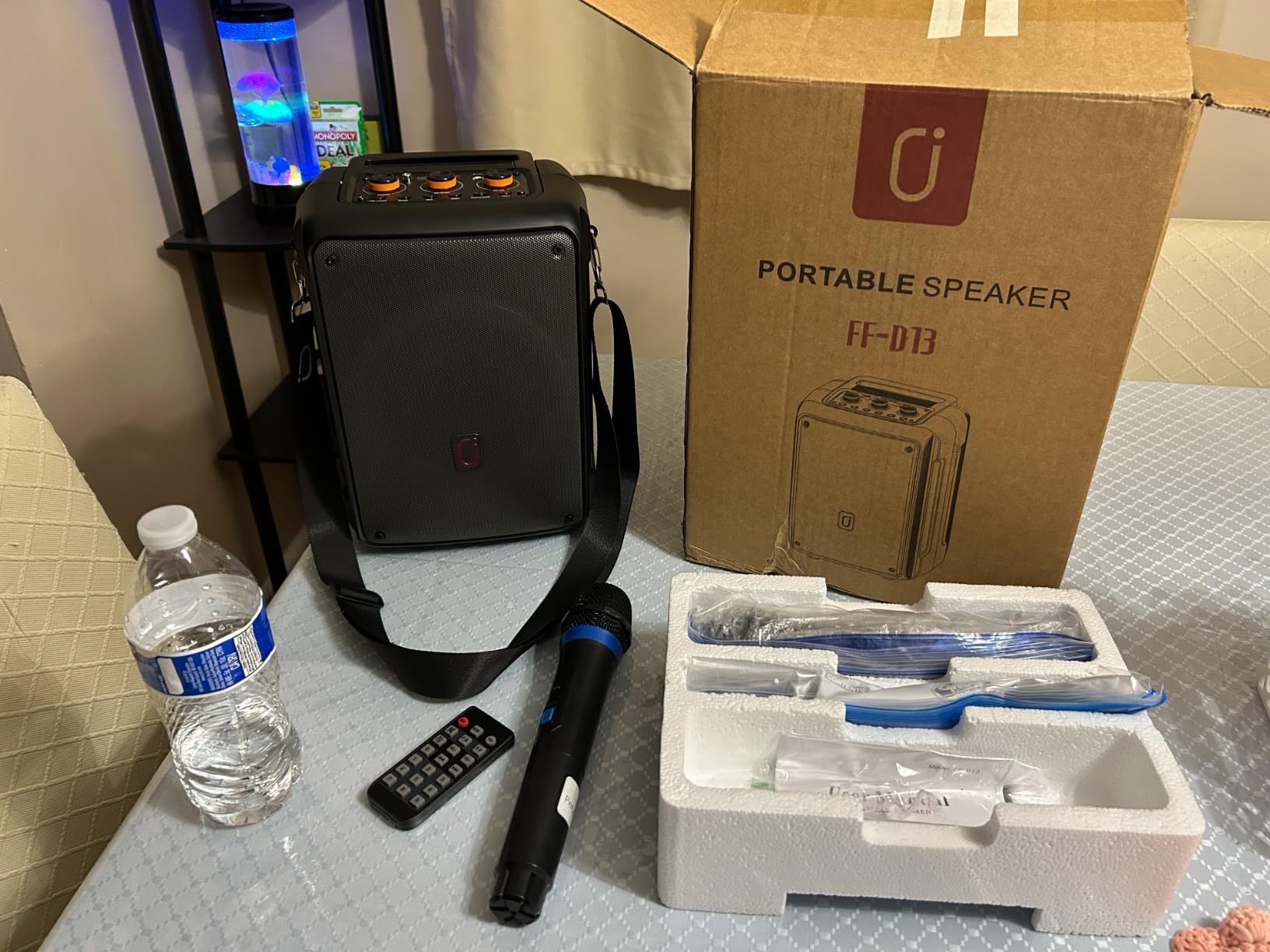 Karaoke Machine with 2 Zero Delay Mics for Adults, Karaoke Set for Parties customer photo 2
