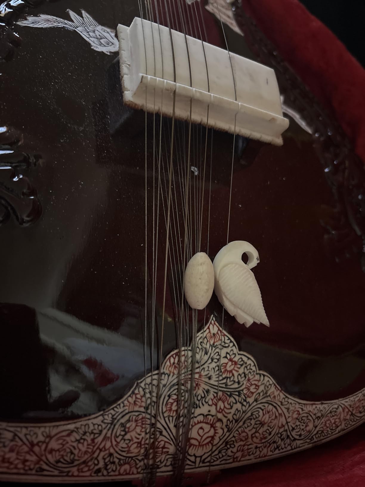 Sitar Professional Quality Vilayat Khan Ravi Shankar Style | Tun Wood Construction | Premium Traditional Craftsmanship | Ideal for Classical Music Performances. customer photo 1