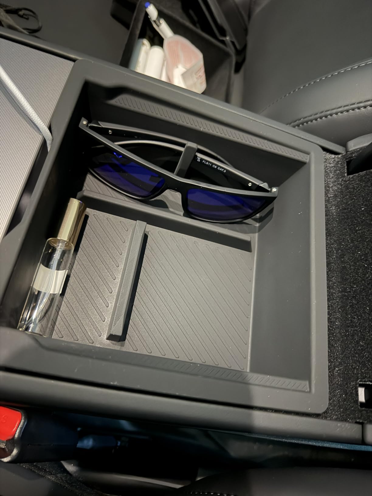 Wigoo for 2026 Tesla Model Y/3/YL Accessories Console Organizer 4PCS Black customer photo 2