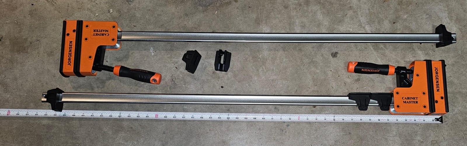 JORGENSEN 36-Inch Parallel Bar Clamps Set, 2200 lbs Load Limit, 2-Pack customer photo 2