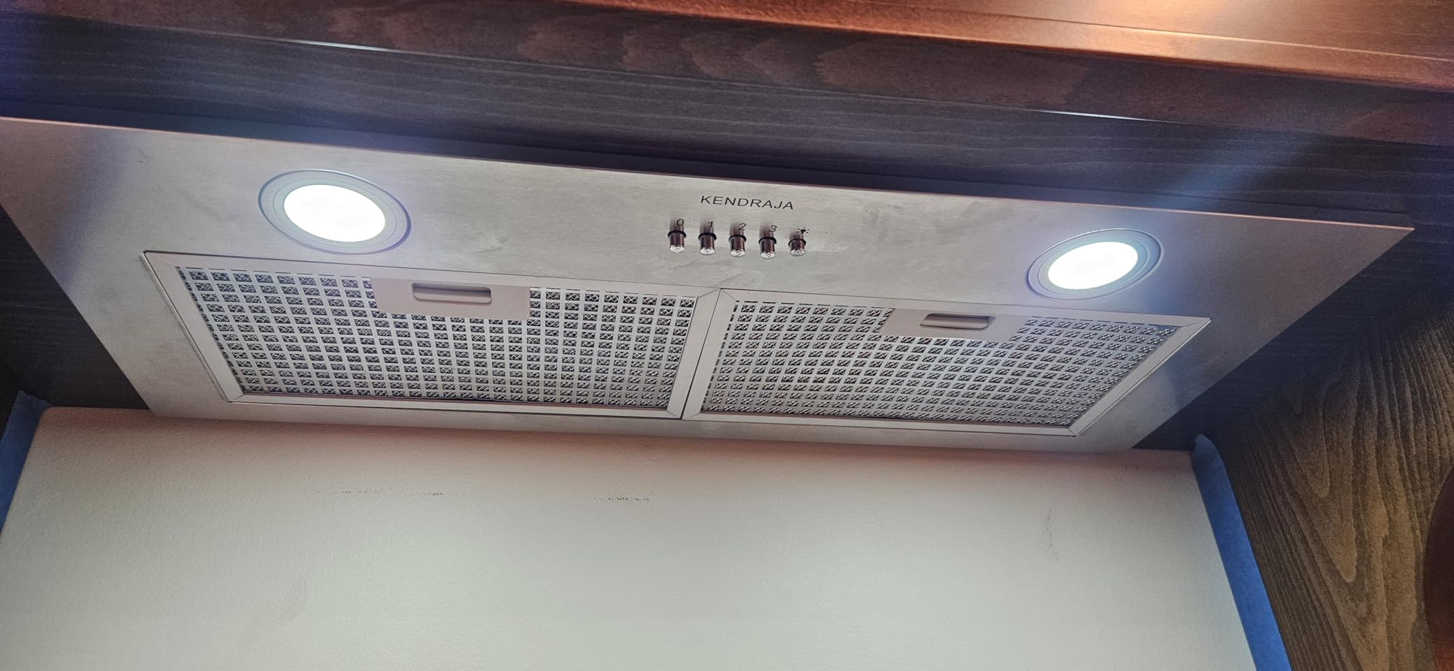 400CFM Range Hood Insert 24 inch(600mm) |Build-In/Insert Stainless Steel Kitchen Vent Hood |3-Speed Controls with LED Lights| 6 Layers Grease Filters|Ducted/ductless Convertible customer photo 1
