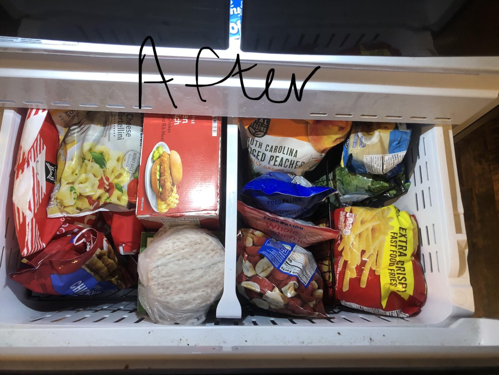 Enhanced Leak-Proof Bottom, Freezer Organizer Bins for 7 Cu.Ft,4 Pack customer photo 1