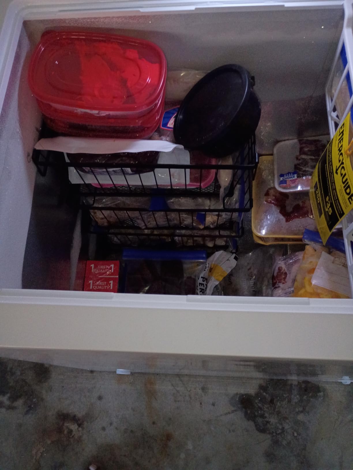 Enhanced Leak-Proof Bottom, Freezer Organizer Bins for 7 Cu.Ft,4 Pack customer photo 2