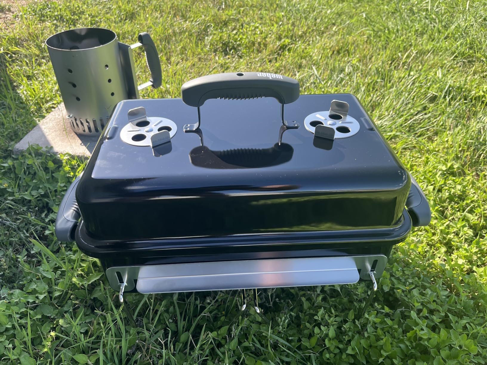 Weber® Go‑Anywhere Portable Charcoal Grill customer photo 1