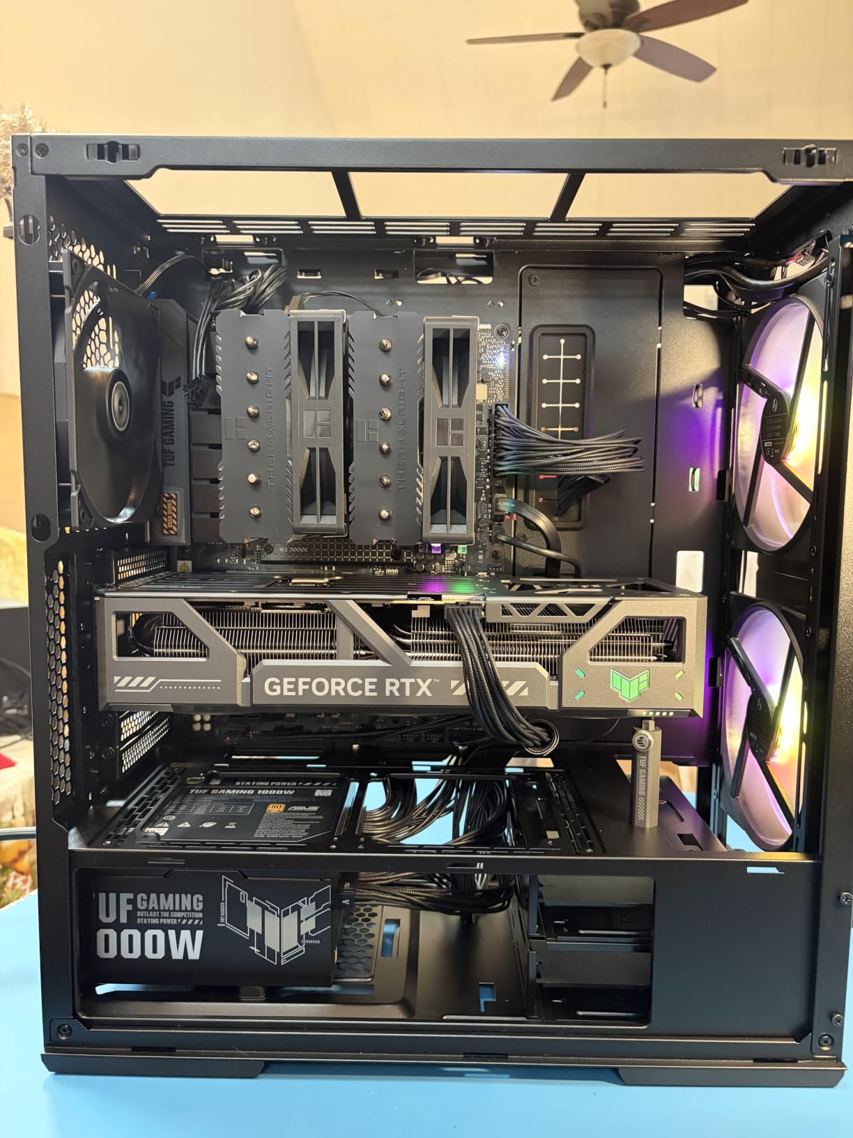 ASUS TUF Gaming GeForce RTX 5080 16GB GDDR7 OC Edition Graphics Card | PCIe 5.0, HDMI/DP 2.1, 3.6-slot, Military-grade Components, Protective PCB Coating, Axial-tech Fans customer photo 2
