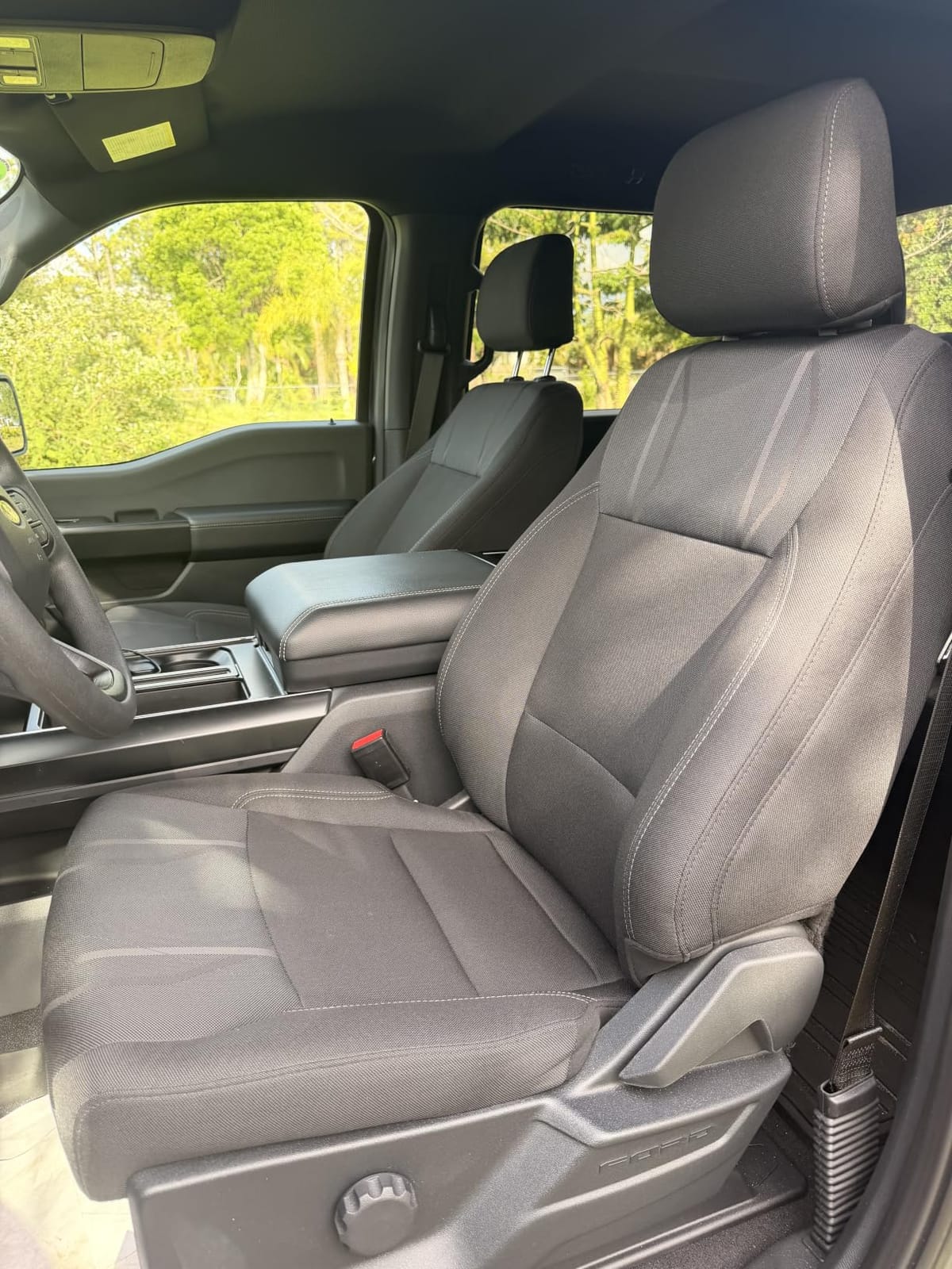 Coverado Leather Seat Covers Full Set Fit for Ford F150 F250 F350 F450, Waterproof Ford F150 Truck Seat Covers Fit for 2015-2026 F150 and 2017-2026 F250 F350 F450 (Black) customer photo 2