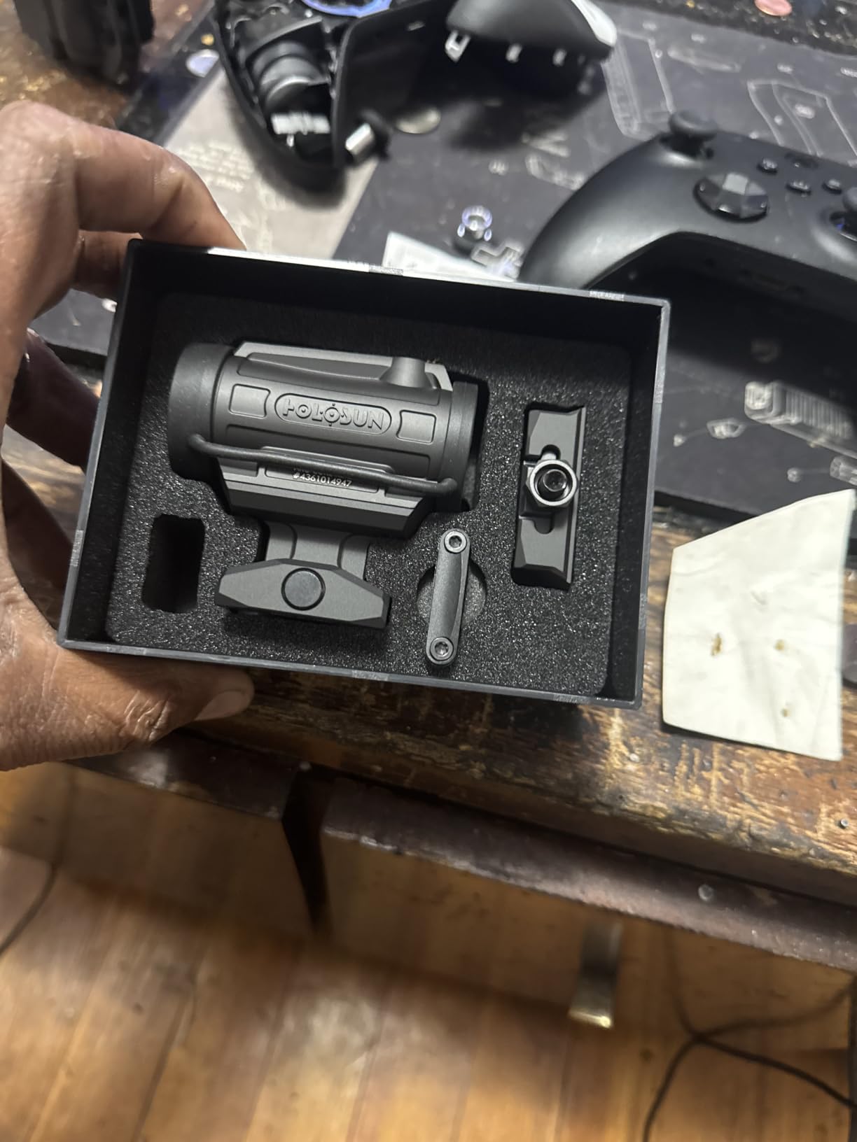 Holosun ARO-CORE Series, 2 MOA or 2 MOA/Multi-Reticle Options with Shake Awake, 22mm Optical Window, 12 Brightness Settings, Co-Witness & Low Mounts, (Red, Green, Gold Reticle Options) customer photo 2
