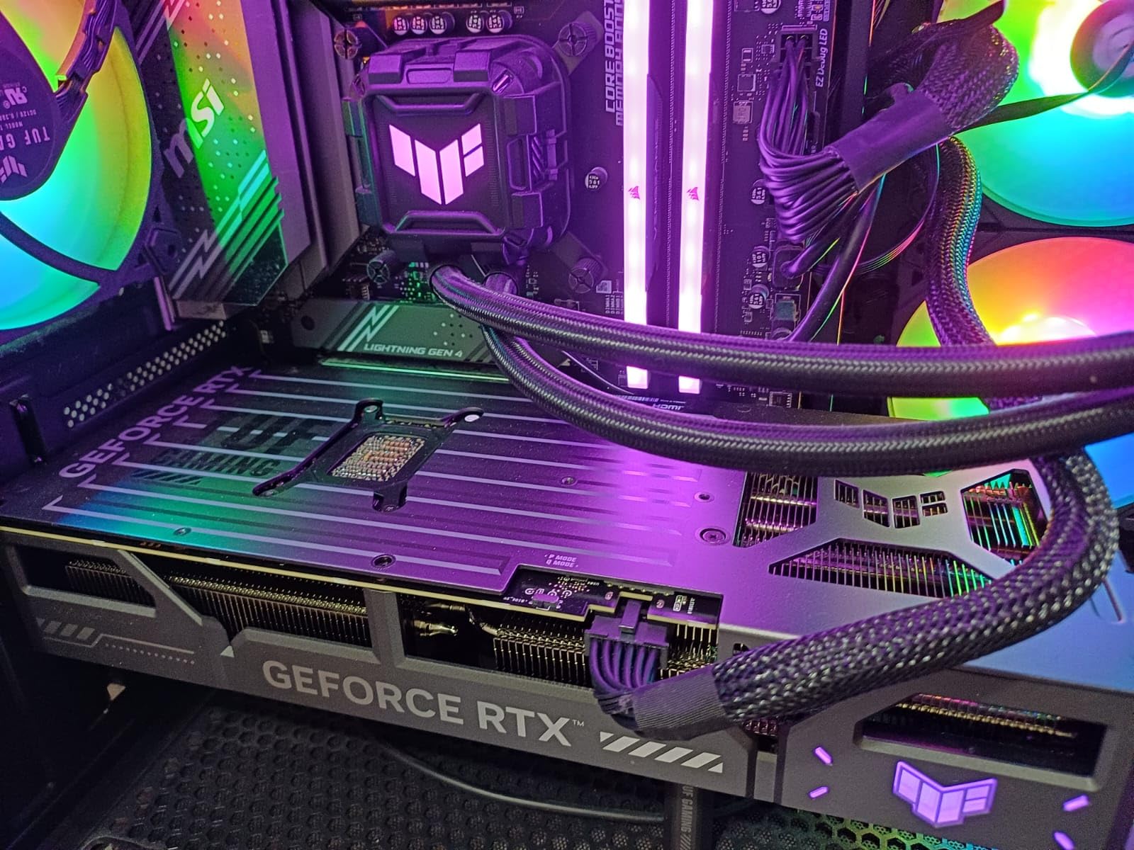 ASUS TUF Gaming GeForce RTX 5070 12GB GDDR7 OC Edition Gaming Graphics Card | PCIe 5.0, HDMI/DP 2.1, 3.125-slot, Military-grade Components, Protective PCB Coating, Axial-tech Fans customer photo 1