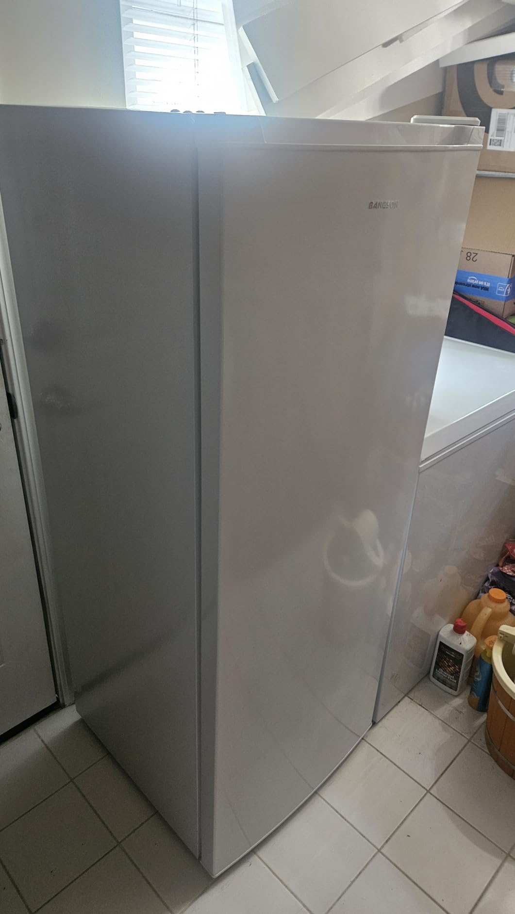 BANGSON 7.0 Cu.ft Upright Freezer, Convertible Freezer/Refrigerator, Silver customer photo 2
