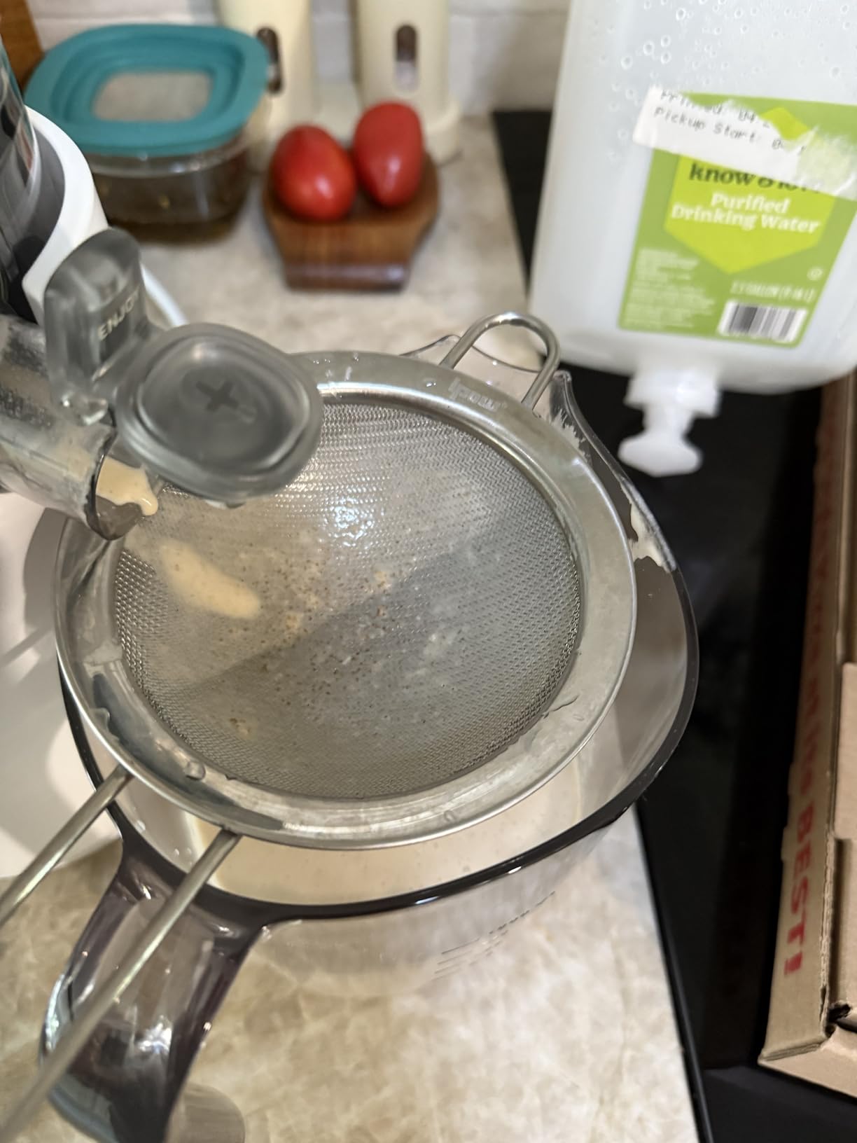 Nama M1 - Plant-Milk Maker - Homemade oat and nut milk - White | Homemade Oat and Nut Dairy Alternative - Barista Quality Creamy Texture - Blends and Strains in Minutes - Easy to Clean customer photo 1