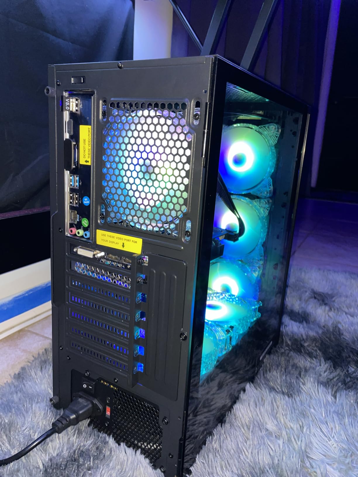 STGAubron Gaming PC Desktop,Corei7 8th Gen,RTX 3050 6G,16G DDR4,512G SSD customer photo 1