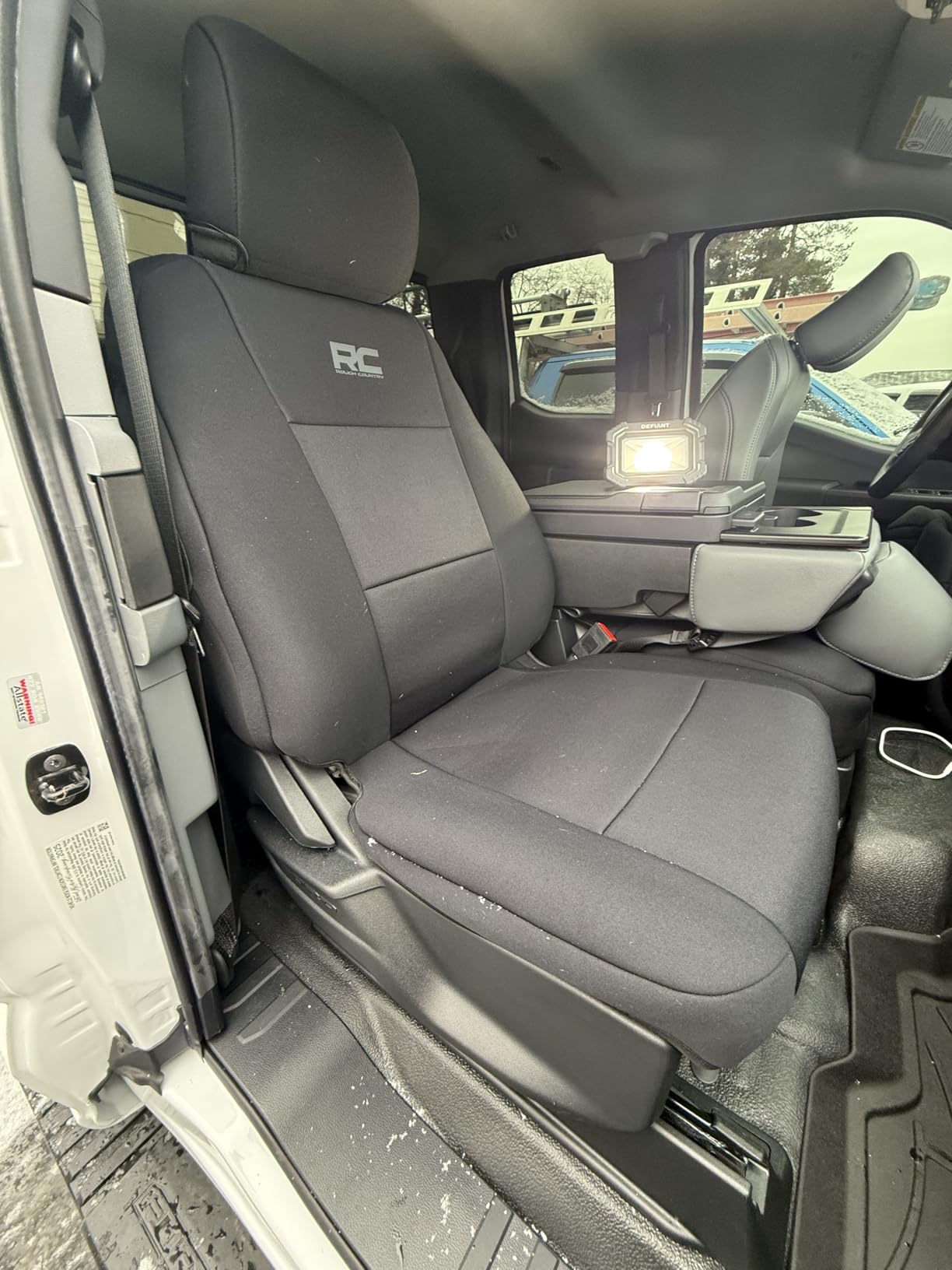 Rough Country Neoprene Front & Rear Seat Covers for Ford F-150, Lightning, F-250 & F-350 (2015-2026) Crew Cab w/Front Bench Seat & Rear 60/40 Split customer photo 2