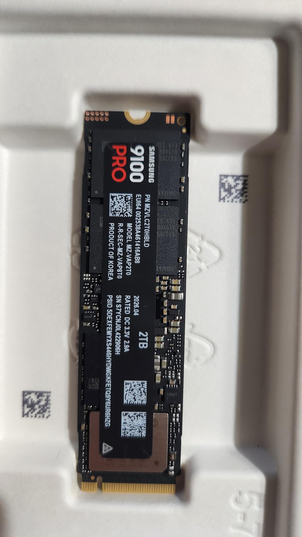 Samsung SSD 9100 PRO 1TB, PCIe 5.0x4 M.2 2280, Up to 14,700MB/s customer photo 2