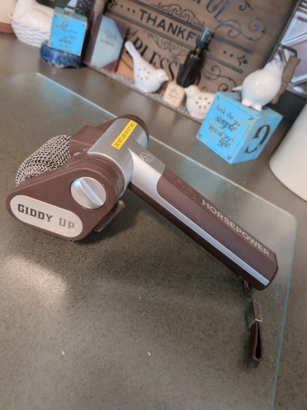 HorsePower Giddy Up Grill Cleaner, Cordless Rechargeable, As Seen on TV customer photo 2