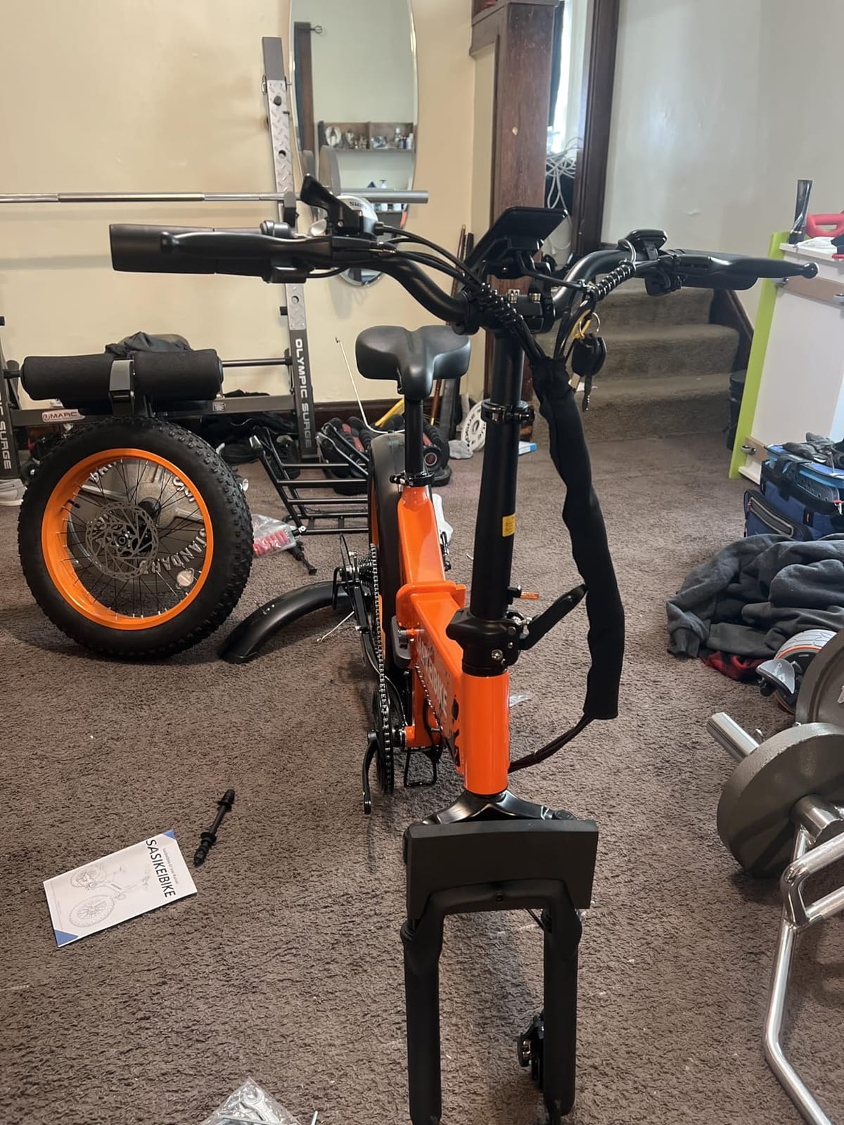 vefreedom 1500W Folding Electric Bike for Adults, 52V 20AH Large Removable Battery E Bike,70 Miles Max Range, 20