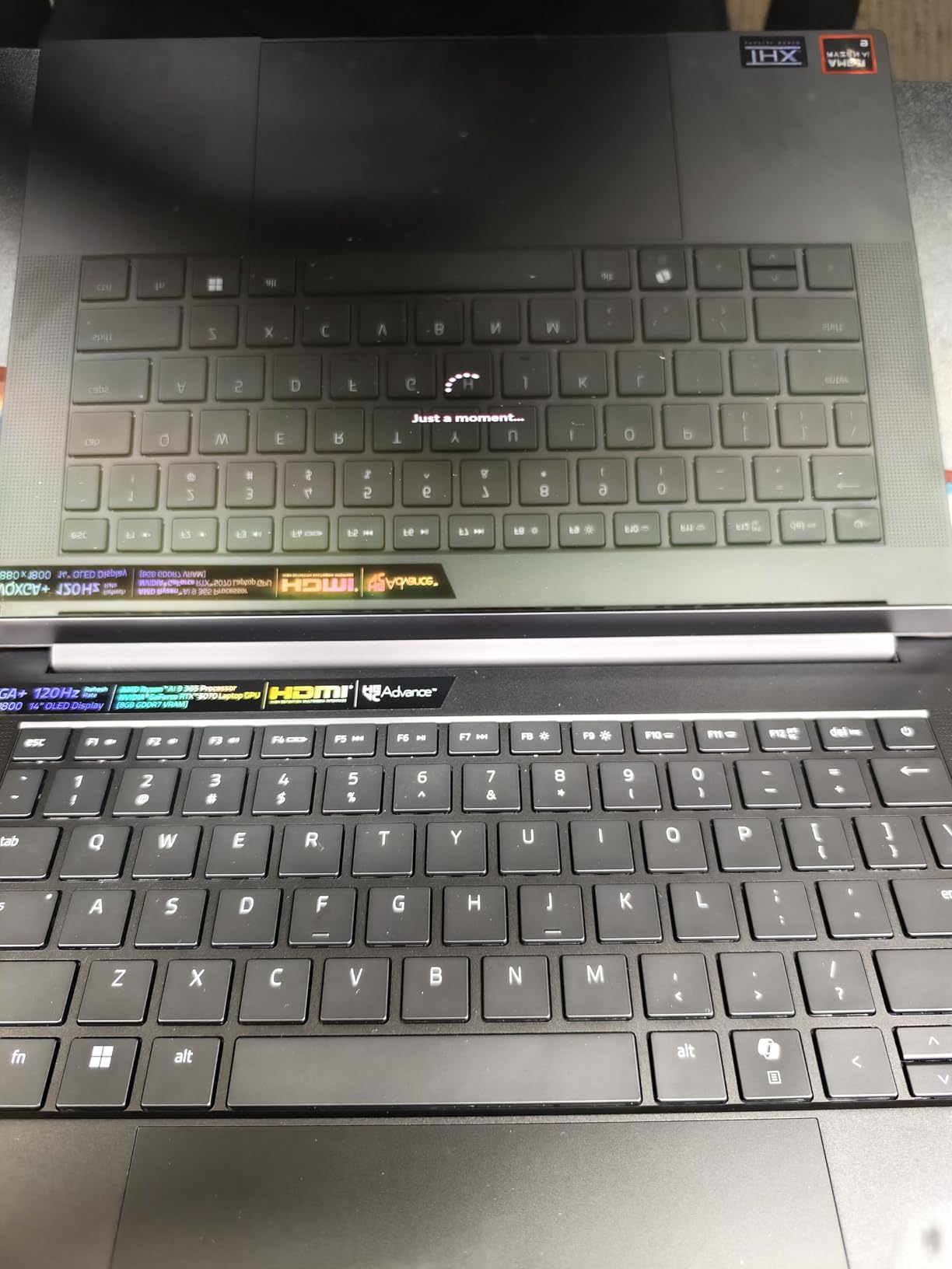 Razer Blade 14 (2025) Gaming Laptop, RTX 5070, 32GB DDR5 RAM, 1TB, Black | AMD Ryzen AI 9 365, 3K 120Hz OLED Display, Thin & Lightweight, Chroma RGB, Windows customer photo 1