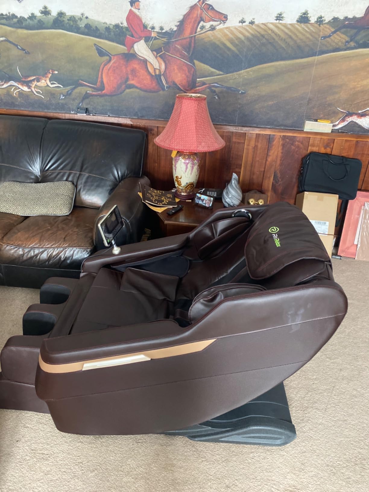 Real Relax Full Body Shiatsu Massage Chair for Home Relaxation customer photo 2