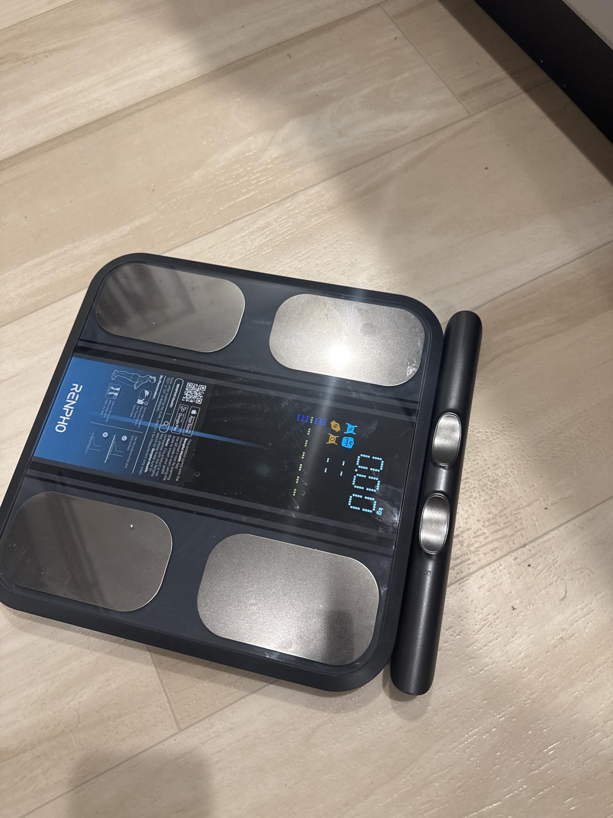 RENPHO Body Composition Scale with Handle, 50+ Metrics, MorphoScan Base customer photo 2