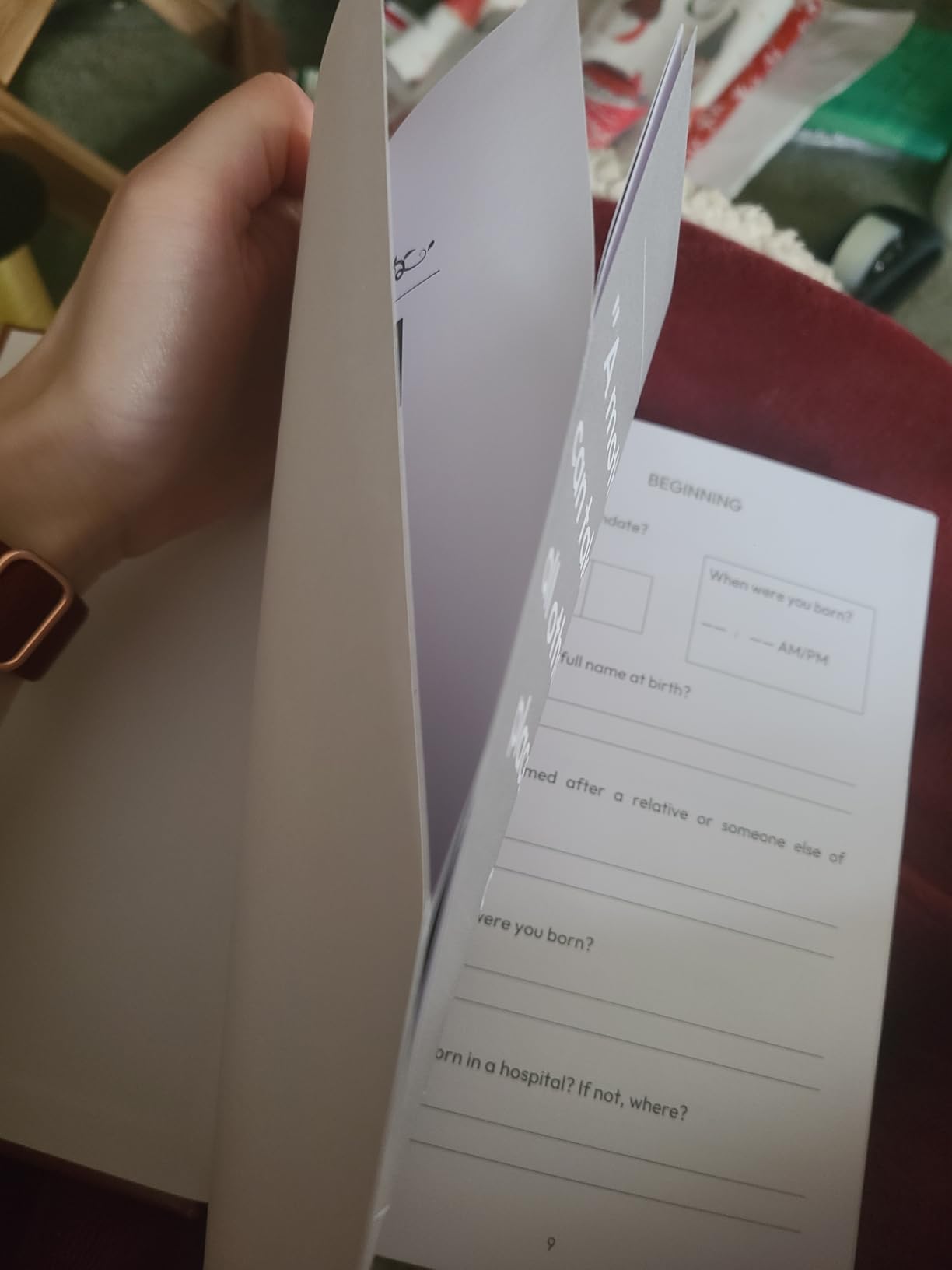 Gift for Dad and Mom from Daughter Son - Share Their Journey & Memories customer photo 1