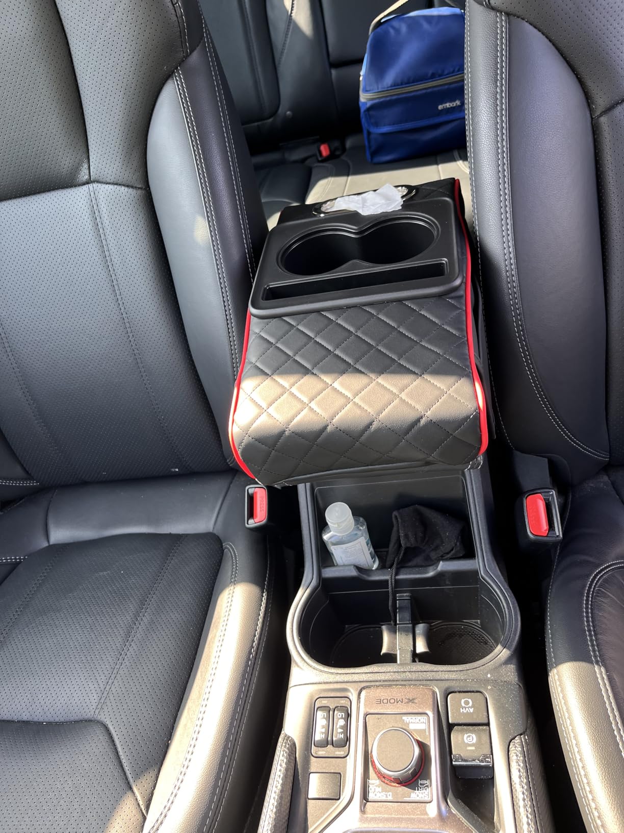 FREESOO Universal 5-in-1 Car Middle Center Console Cover with Cup Holder customer photo 2