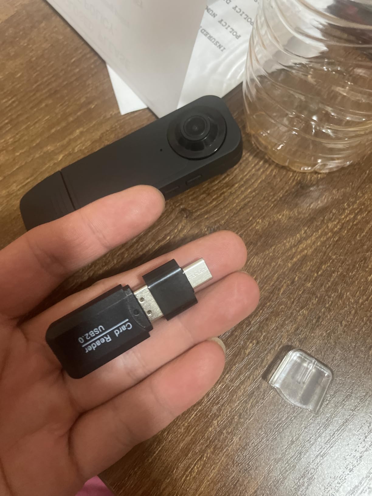 Mini Body Camera with Audio & Video Recording - Small POV Cam 1080P with 64G Card - Wearable Personal Portable Cameras Recorder DV - Night Version Camcorder for Security Work Records Guard Traveling customer photo 2