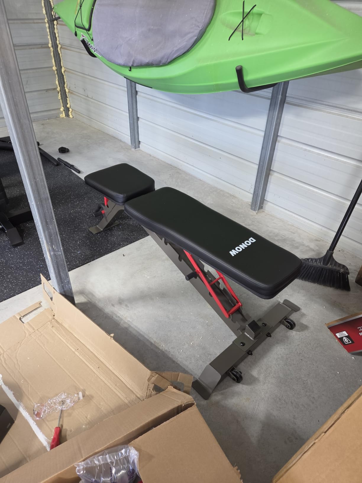 DONOW Smith Machine with Weight Stacks Home Gym System Cable Crossover customer photo 2