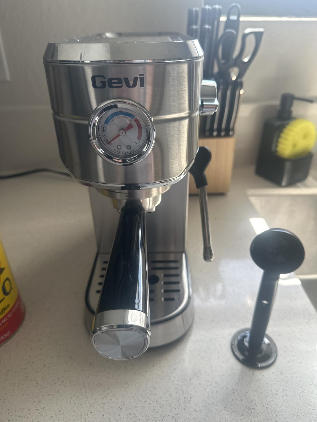 Gevi 20 Bar Compact Espresso Machine for Home, Latte, Cappuccino Coffee Maker | BPA-free; 34oz Water Tank; Built-in Pressure Gauge; with Compatible Accessories; Can Make Americano; Easy to Clean; with Steam Wand customer photo 1