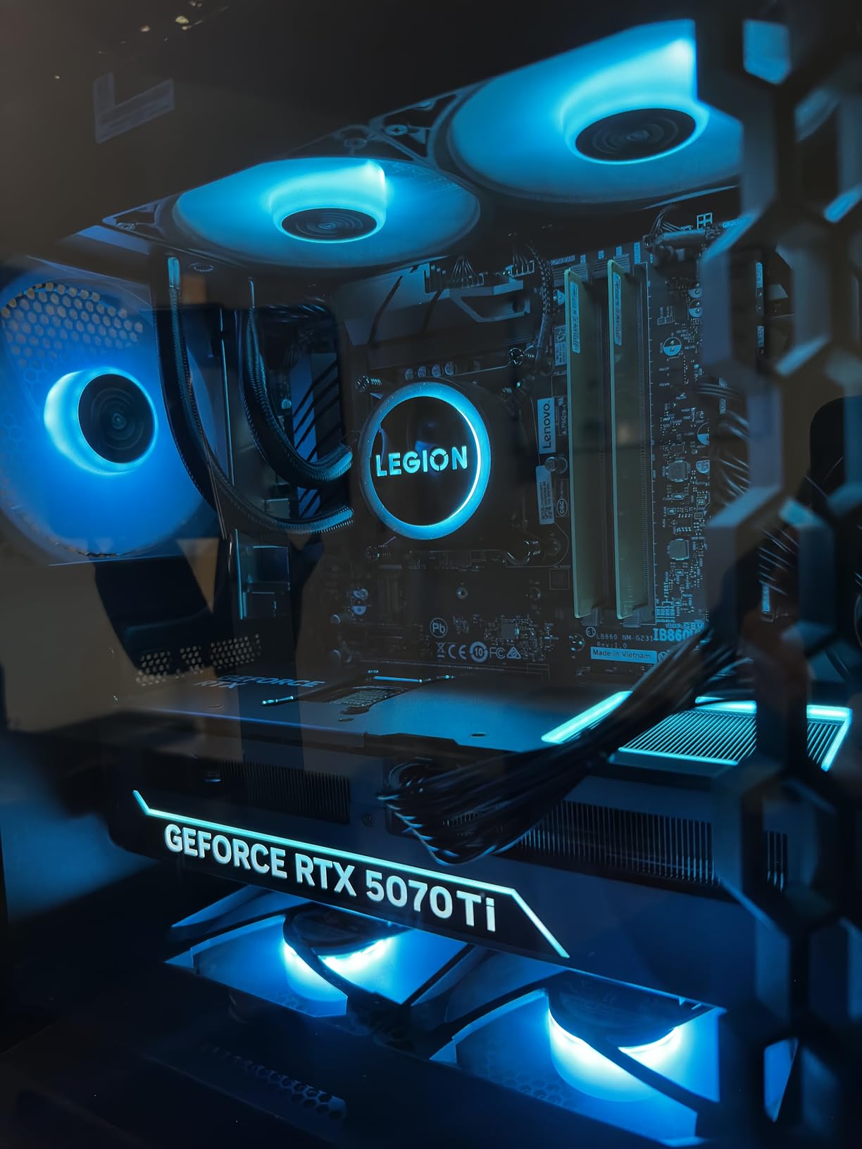 Lenovo Legion Tower 5i – AI-Powered Gaming PC - Intel® Core Ultra 7 265F Processor – NVIDIA® GeForce RTX™ 5070 Ti Graphics – 32 GB Memory – 1 TB Storage – 3 Months of PC GamePass customer photo 2