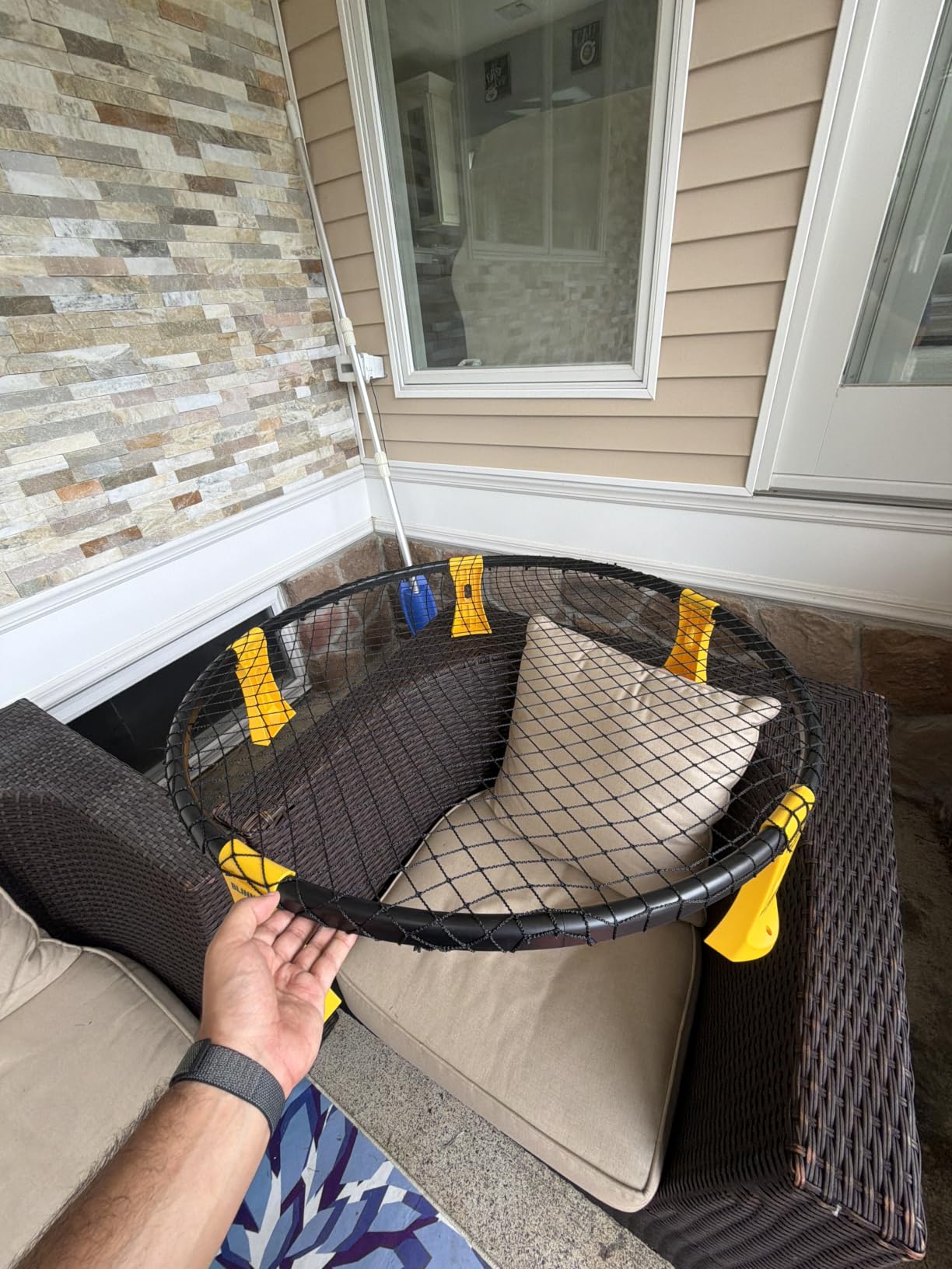 Roundnet Game Set with Balls and Patented Net, Lawn, Beach, Backyard Outdoor Game for Adults and Family customer photo 1