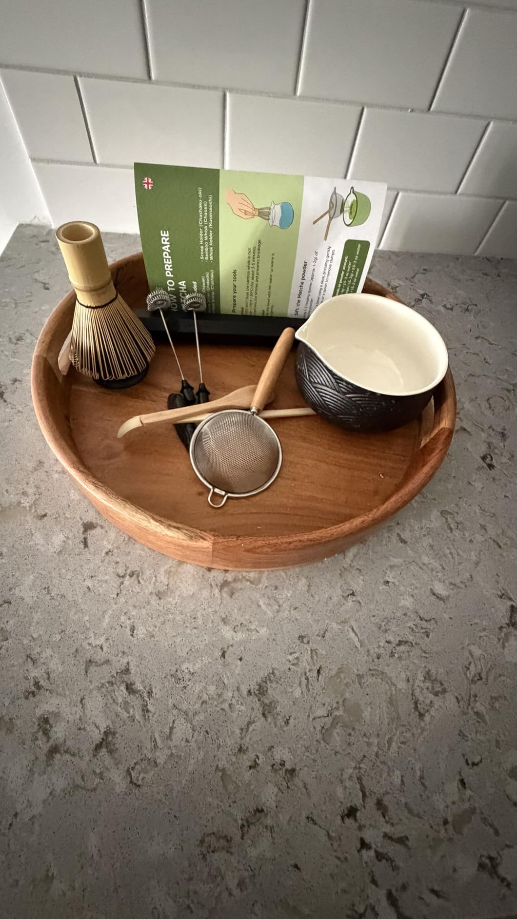 EDELHAUS Matcha Whisk Set, 7 Pcs Matcha Kit with Bowl - Green Mist customer photo 2