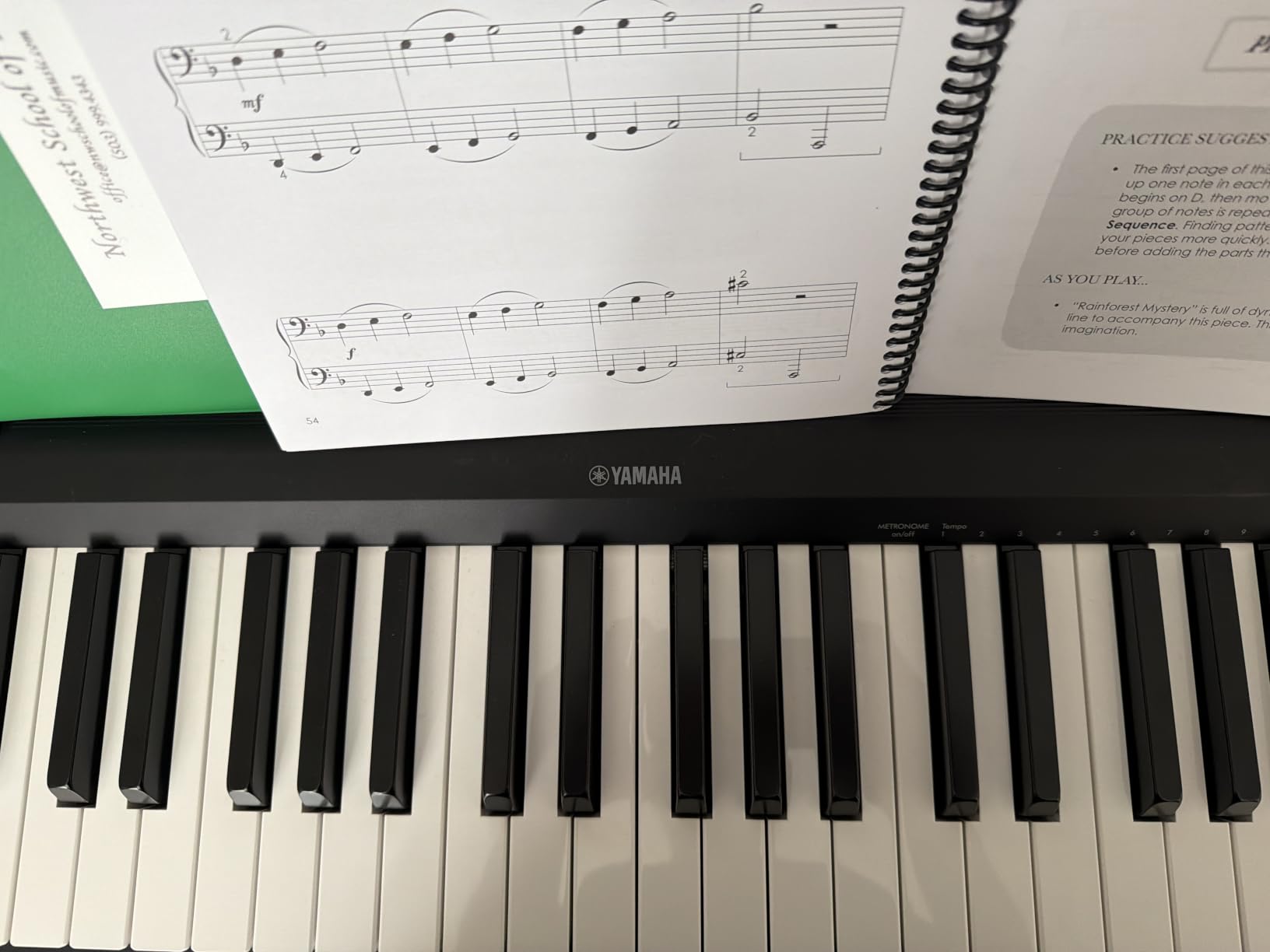 Yamaha 88-Key Digital Piano with Weighted Keys, Compact Design, Bluetooth, Keyboard, Music Rest, Sustain Foot Switch, and Built-in Speakers for Home Practice or Travel P145BT customer photo 2