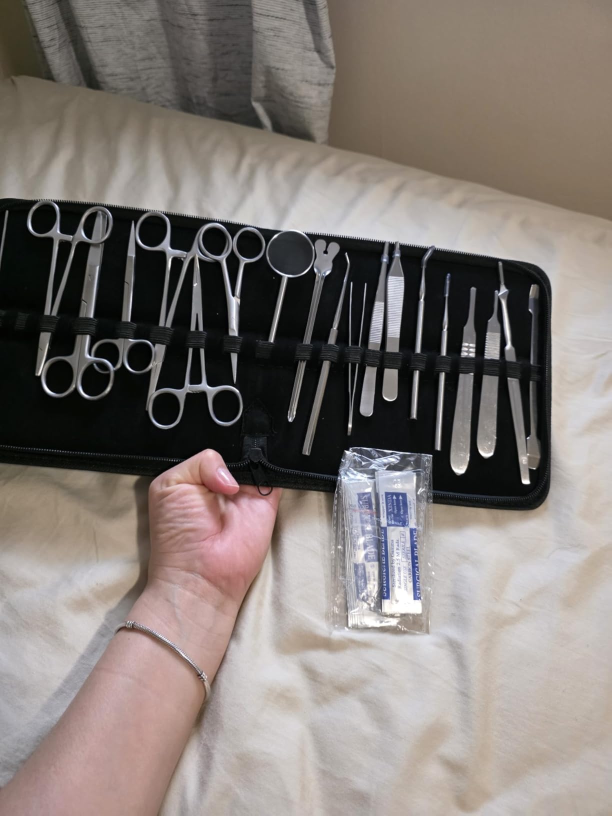 Advanced Dissection Kits - 46 or 33 Piece German Stainless Steel Instruments for College, Medical & Veterinary or Middle and High School Students - Complete Anatomy Lab Tools Surgical-Grade customer photo 2