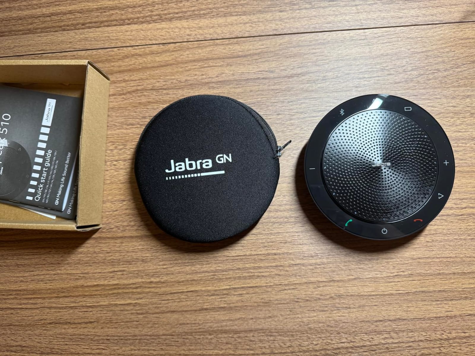 Jabra Speak 510 (2025 Edition) Portable USB Bluetooth Speaker, Black | Portable Speakerphone, USB or Bluetooth, Crystal-Clear Sound, Works with Microsoft Teams, Google Meet, Zoom customer photo 1