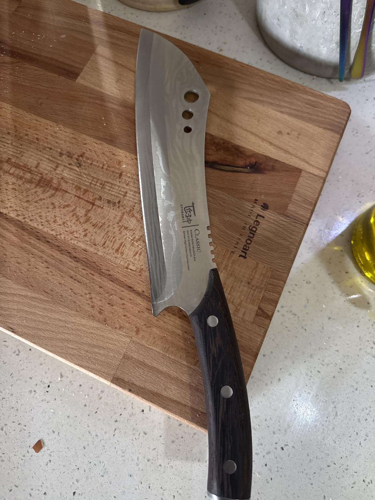 SYOKAMI Brisket Slicing Knife Set, Carving & Boning Knife for Meat & Turkey customer photo 1