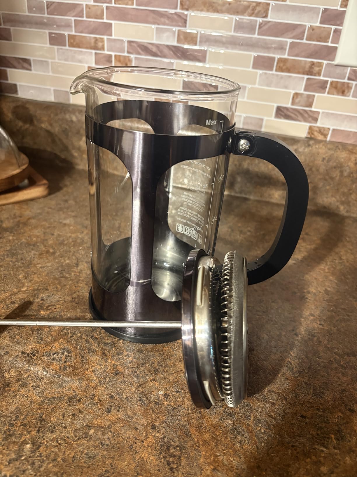 Veken 34oz French Press Coffee Maker, No Plastic Touching Cafe,1 L Cafetera customer photo 2