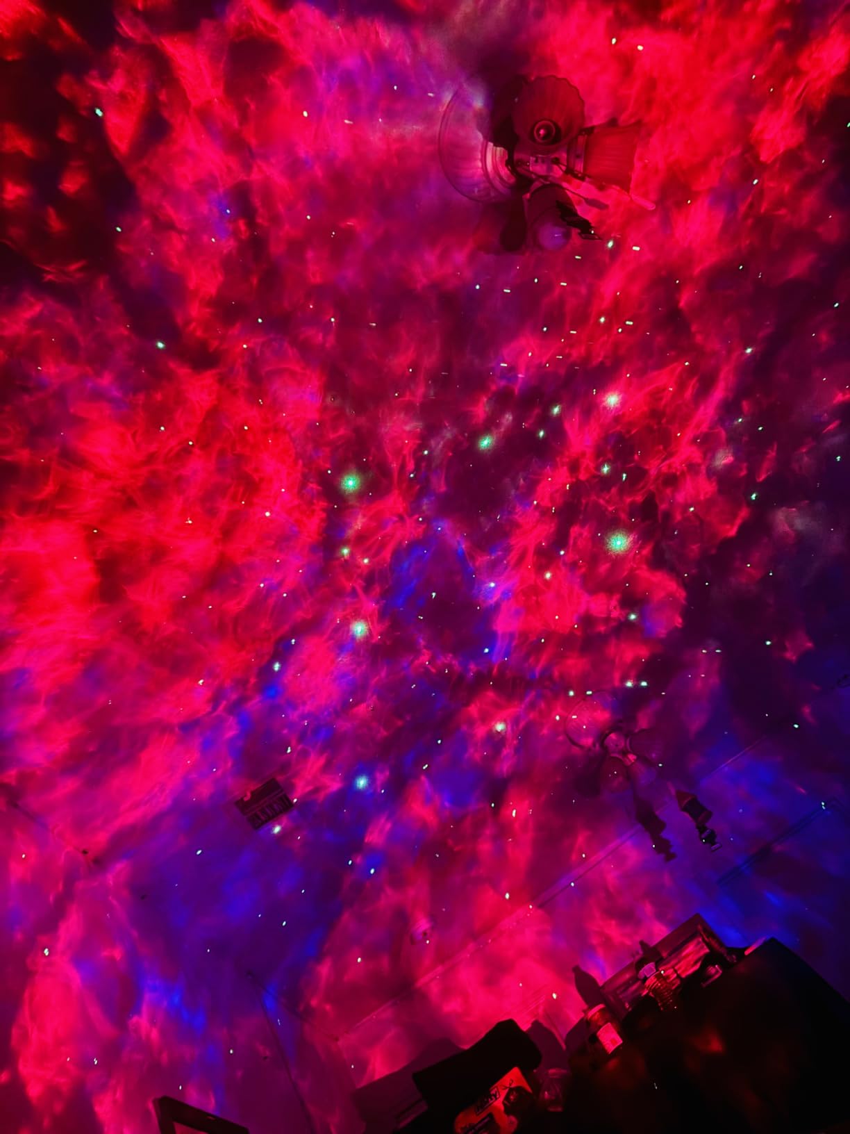 Govee Star Projector Lights, 7-Zone Nebula Effect, Compatible with Matter | 540ft² Coverage, LED Night Lights for Bedroom, 50+ Scenes, 18 White Noise, Room Decor, Gifts for Kids, Sleep Lamp customer photo 1