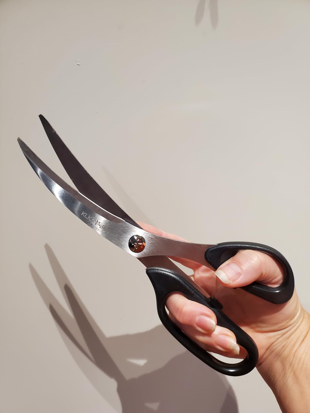 Made in Korea, Korean Barbecue Scissors, Meat, Chicken, Vegetables, High Strength Stainless Steel Grip-Excellent Barbecue Scissors (Korean BBQ Scissors) customer photo 1