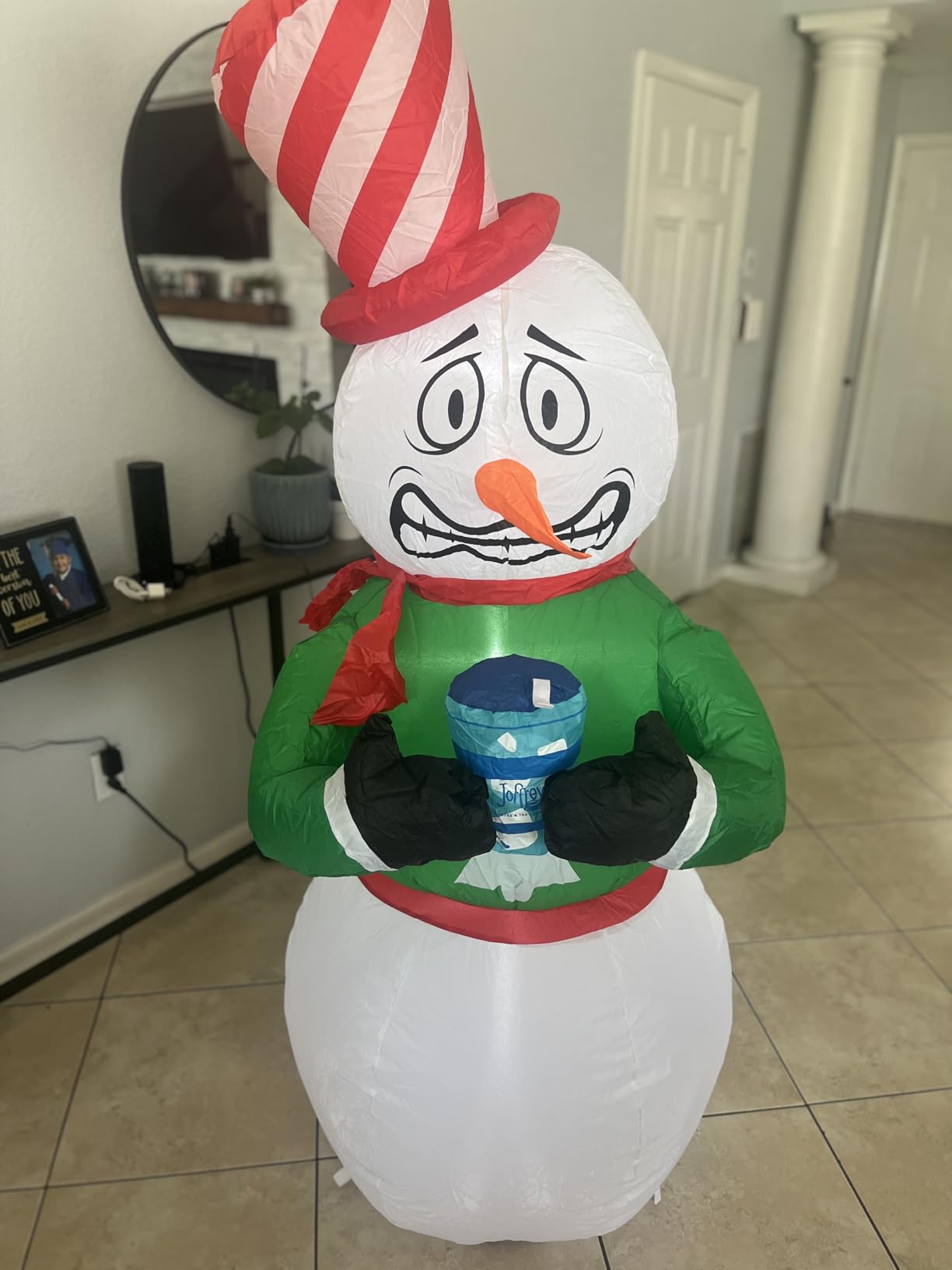 Elegear 7FT Animated Christmas Inflatables Santa Claus Outdoor Decorations customer photo 1