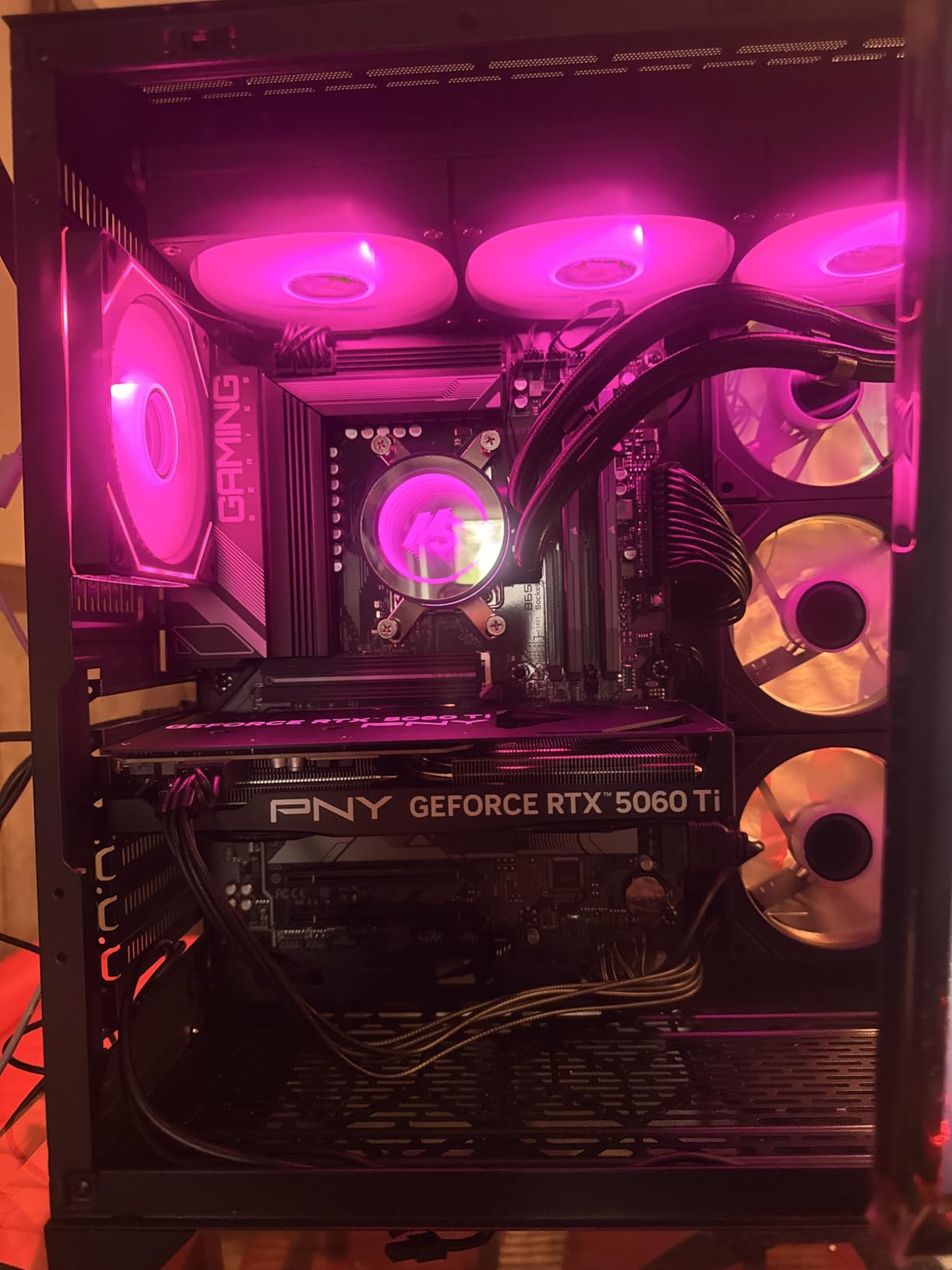 Minorsonic AIO CPU Cooler, 360mm AIO with High-Speed Ceramic Bearing Pump, 3X PWM ARGB Fans, 3-Phase Motor for Better Cooling Performance, Heat Transfer, Low Noise, Intel LGA 1851/1700, AMD AM5/AM4 customer photo 1