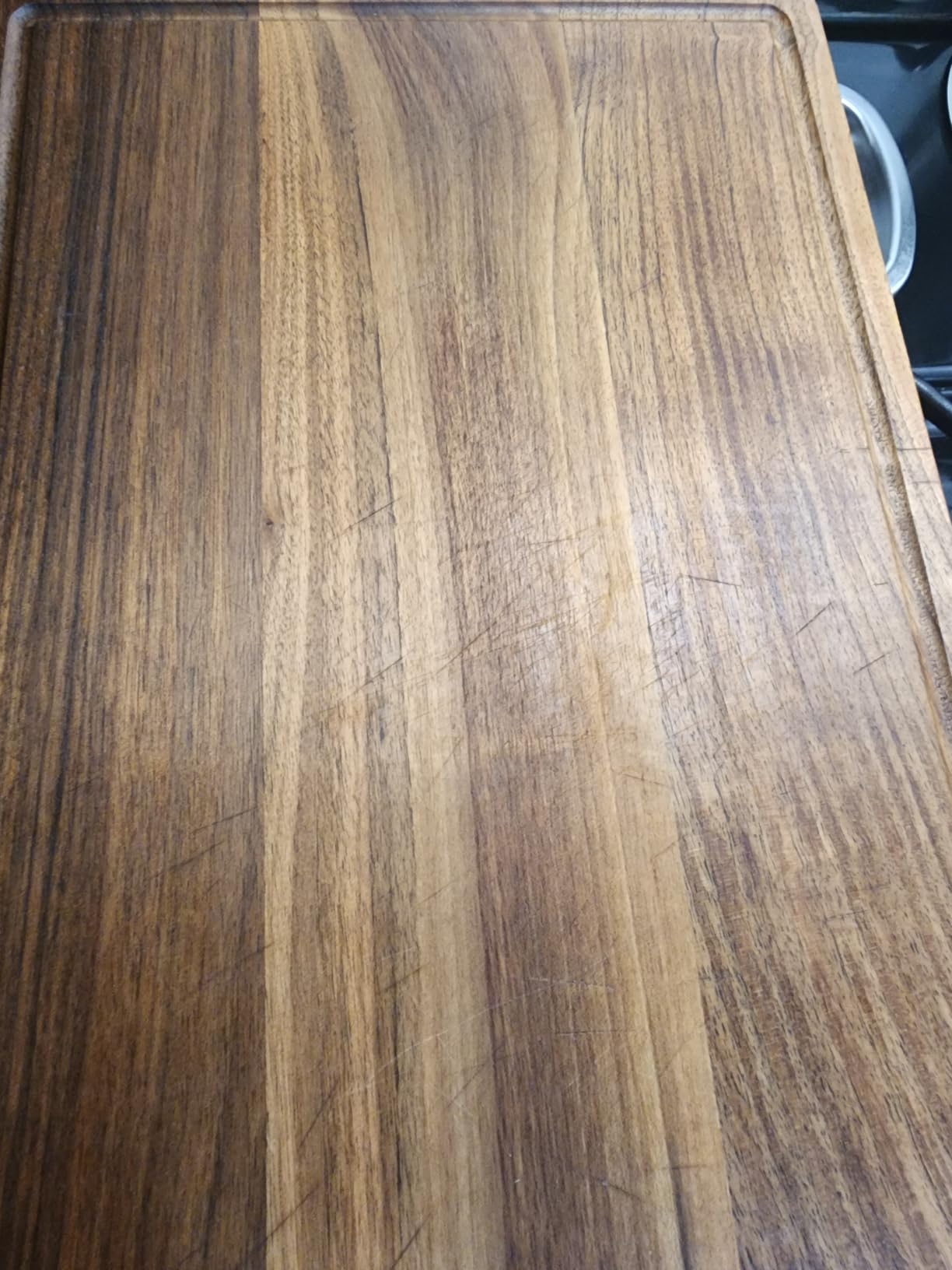 Walnut Wooden Cutting Boards for Kitchen, Solid Wood Cutting Board Set - Charcuterie & Chopping Butcher Block for Meat - Kitchen Gadgets Gift (Walnut 17in*12in) customer photo 2
