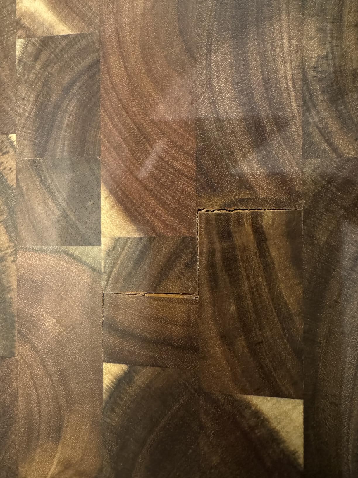 End Grain Cutting Board for Kitchen with Non-slip Feet, Acacia Wood customer photo 1