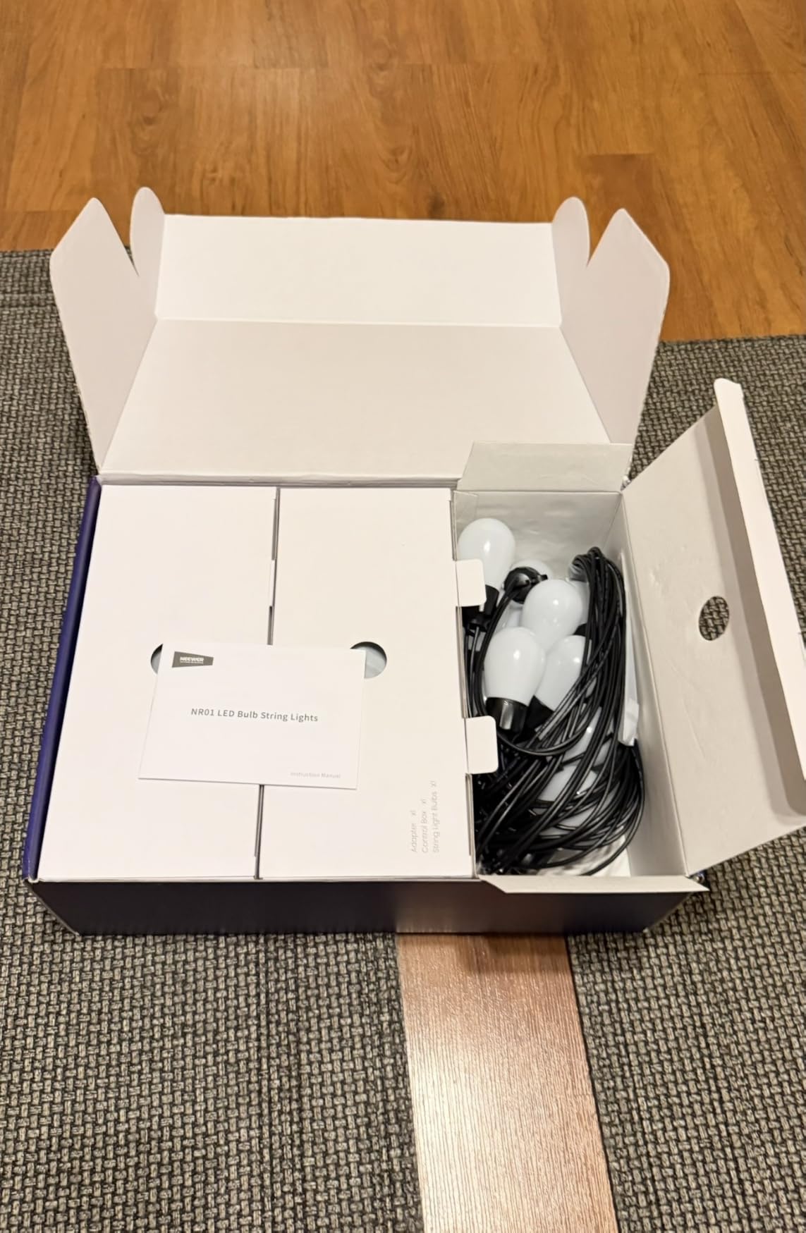 NEEWER NR01 96ft Outdoor String Lights, App Control Smart AI RGBW Lighting customer photo 2